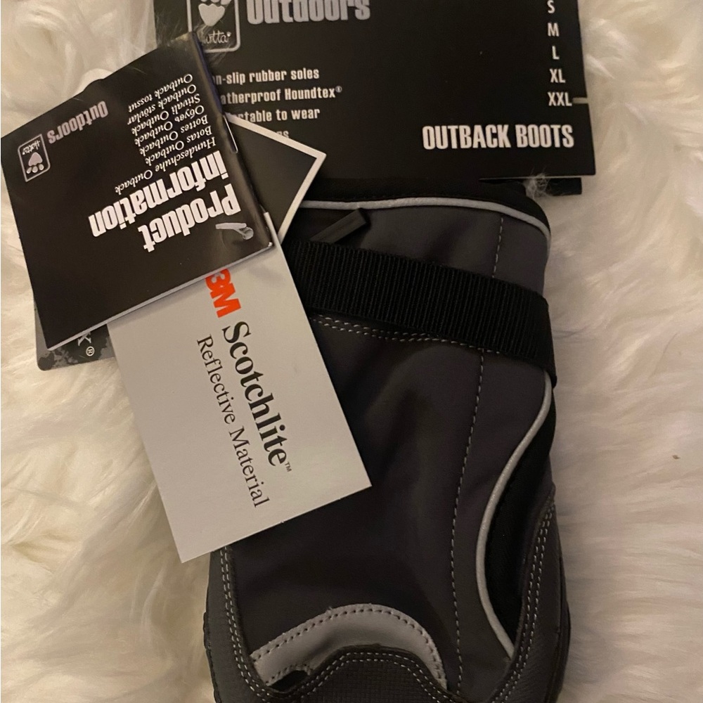 XXL HURTTA DOG BOOTS OUTBACK NON SLIP PAW COVERS ALL WEATHER 2 BOOTS